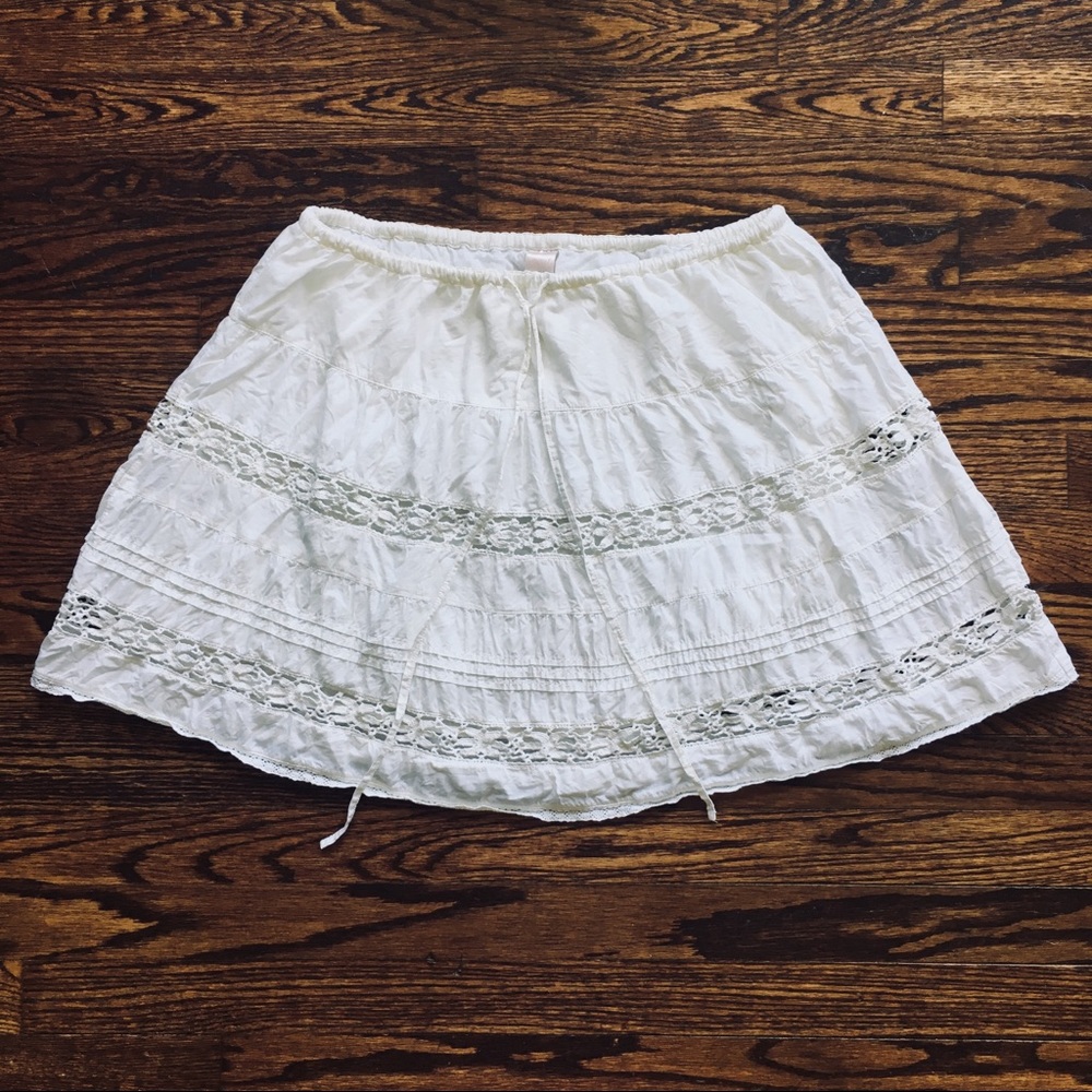 Victoria’s Secret white boho skirt